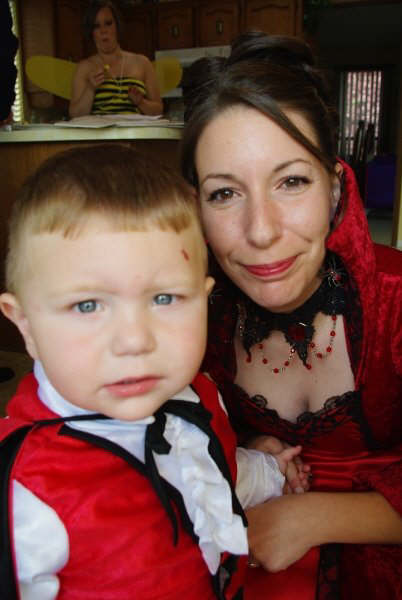 Lysa Bullock<br />and son Nathan