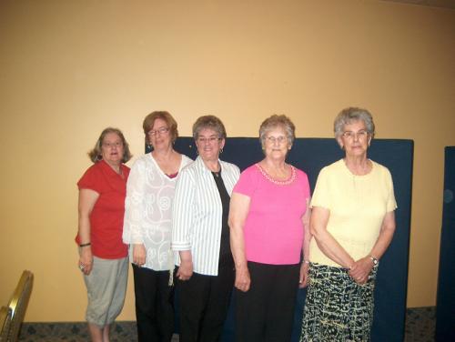 Madeleine Roy,Germaine Paquette,Agathe Veilleux,Gertrude Veilleux &Rita Fortin